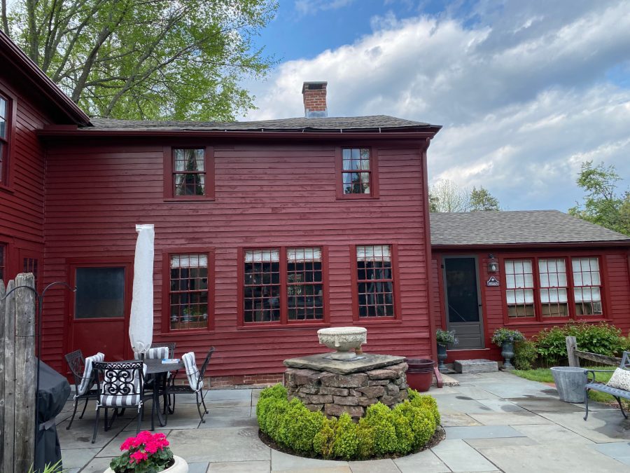 This colonial house restoration was in Old Wethersfield CT's historic district. Preview Image 3