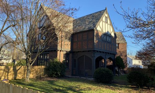 The stucco became much brighter