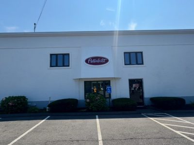 commercial building exterior after repaint