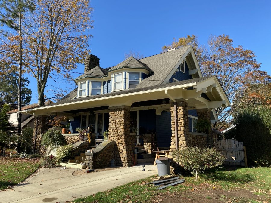 craftsmen style bungalow after repainting. Preview Image 1
