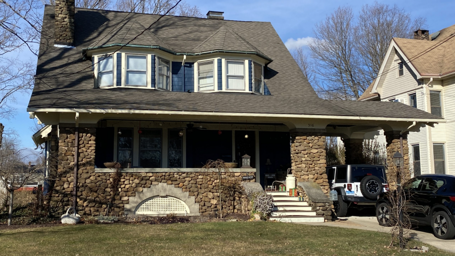 I view the finished paint job on this craftsmen style bungalow. Preview Image 5