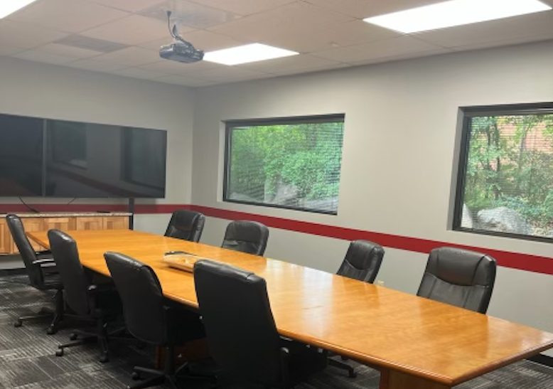 conference room interior after painting