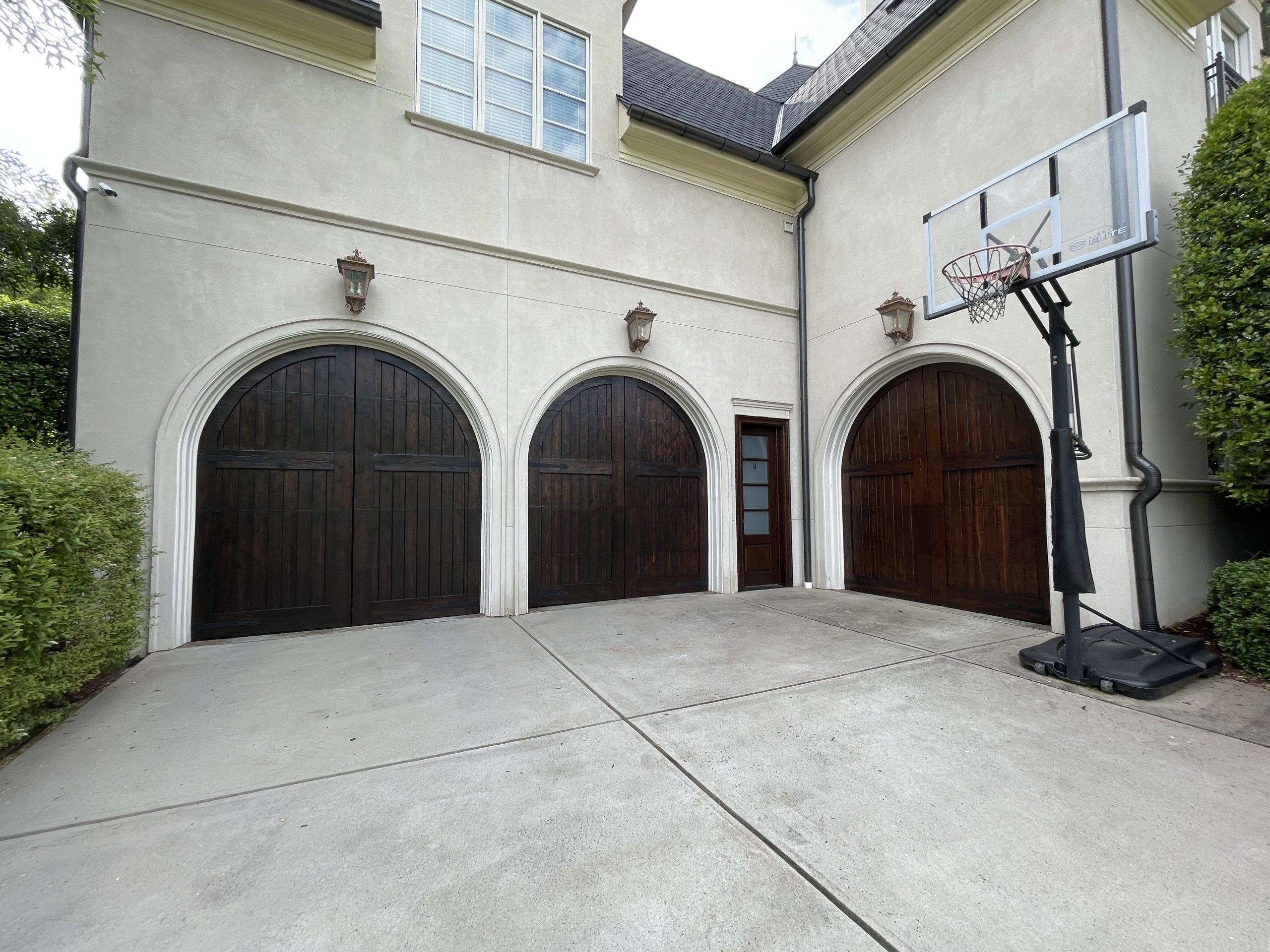 garage door refinishing after