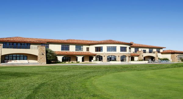 golf course club house stucco
