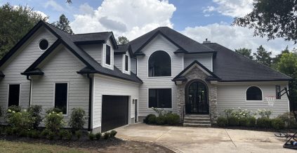 Black & White House Exterior