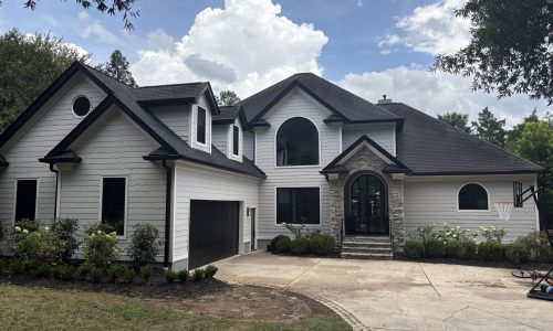 Black & White House Exterior