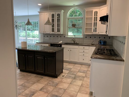 Kitchen Cabinet Painting, South Charlotte