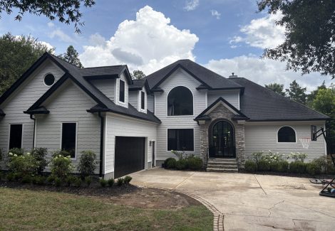 Black & White House Exterior