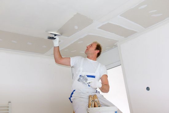 certapro painter installing dry wall