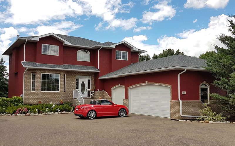 Exterior house painting by CertaPro Painters in Medicine Hat, AB