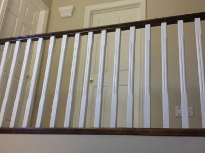 Banister painting expertise by CertaPro house painters in Southern Alberta