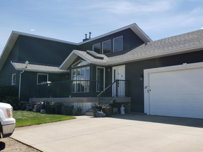 Exterior house painting in Southern Alberta