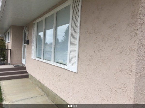 Pink stucco before painting Preview Image 6