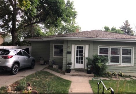 Front exterior before repair