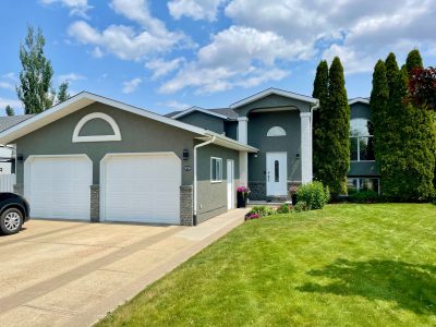 repainted home exterior