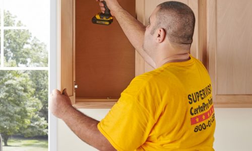 cabinet painters process one