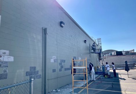 Commercial Exterior Wall Painting