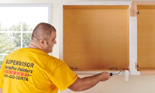 cabinet painters process four