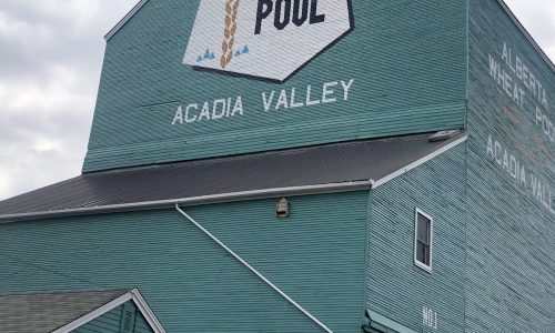 Fresh Exterior Paint for Acadia Valley Grain Elevator
