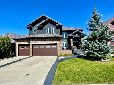 repainted home exterior