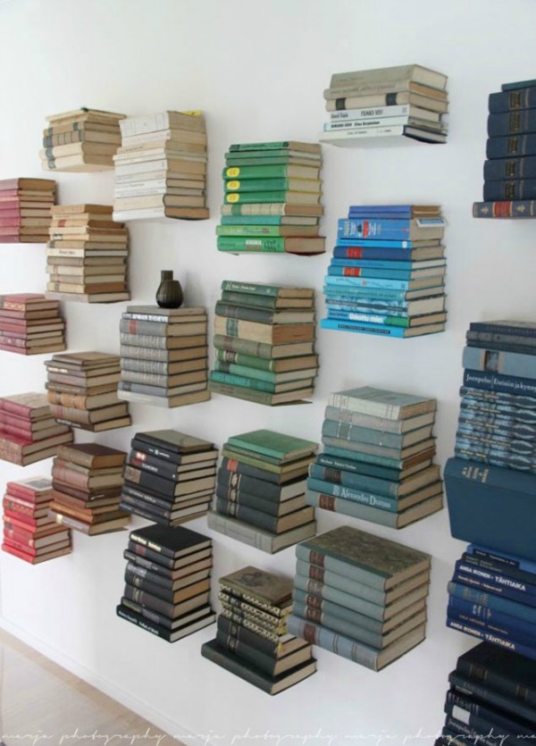 Creative Ways to Display Books without a Bookshelf CertaPro Painters