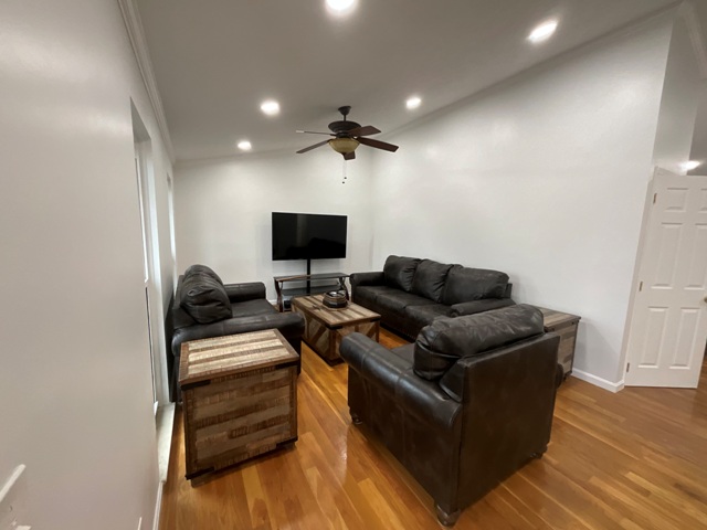 photo of repainted living room in new albany