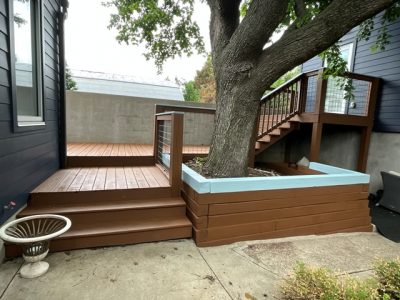 photo of stained deck in jeffersonville