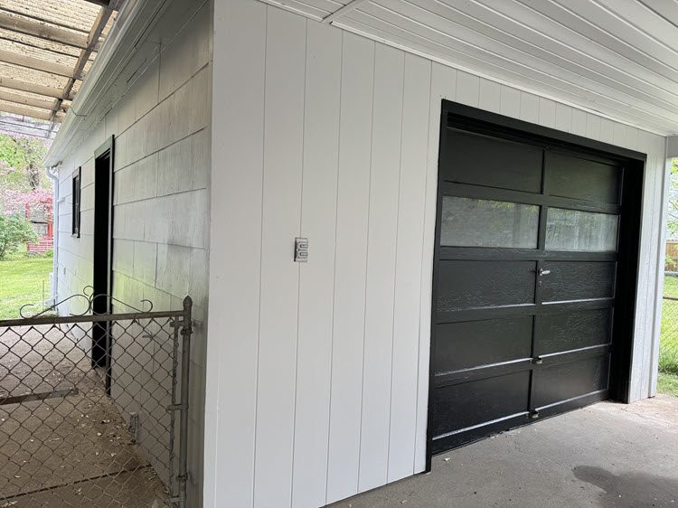 photo of repainted garage door and exterior walls in sellersburg in Preview Image 4