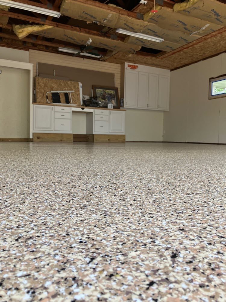 polyurea garage floor coating in sellersburg indiana Preview Image 1