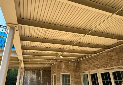 Porch Ceiling Repair and Railing Repaint