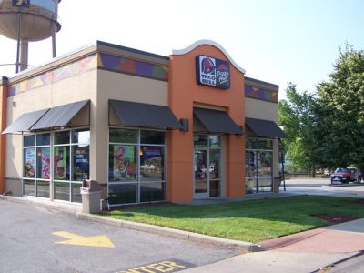 pizza hut and taco bell restaurant painting louisville ky