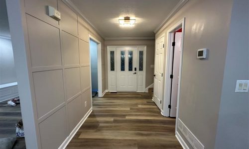 Repainted Foyer and Hallway