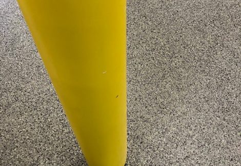 photo from commercial floor coating project in new albany