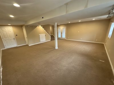 repainted basement in borden indiana