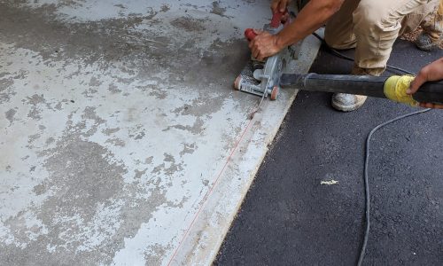 Residential Garage Floor Refinishing In-Progress