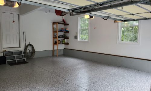 Residential Garage Floor Refinishing After