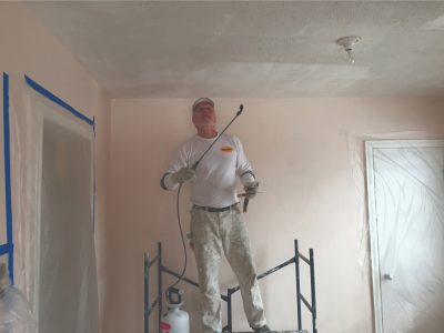 removing popcorn ceiling texture