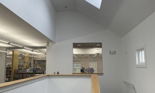 Library Second Floor Painting