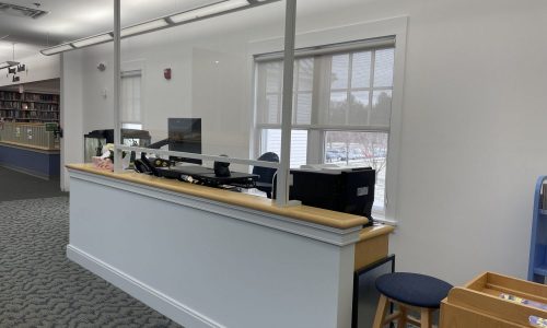 Library Front Desk Painting
