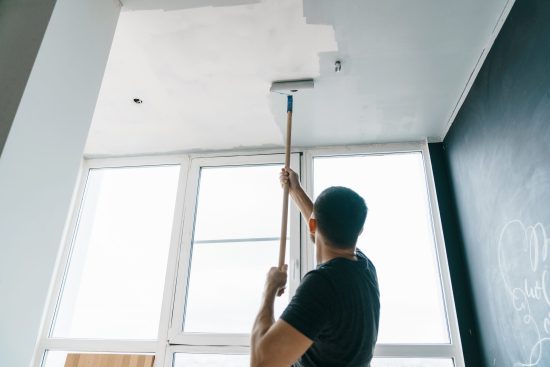 Ceiling Painting Blue