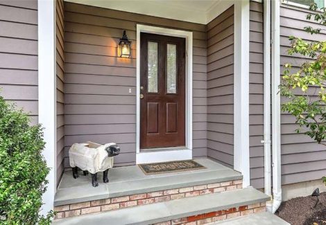 side door exterior paint job