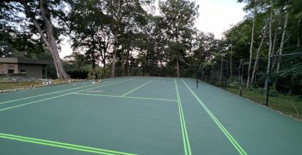 Tennis Court Painting