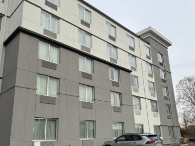 Side of Hotel Exterior Painting Danbury, CT