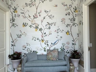 NYC Entry Way Wallpaper Installation