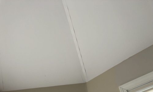 loose drywall tape seam repair