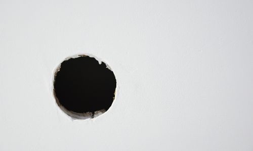 drywall hole