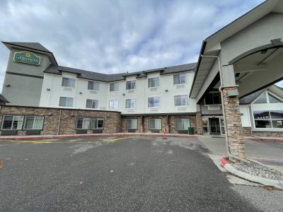 Exterior Front View of Hotel