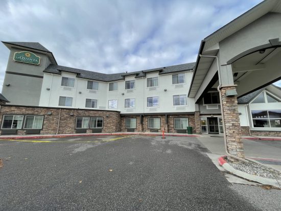 Exterior Front View of Hotel