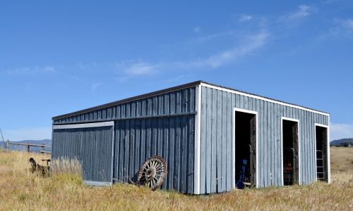 Repainted Wooden Shed