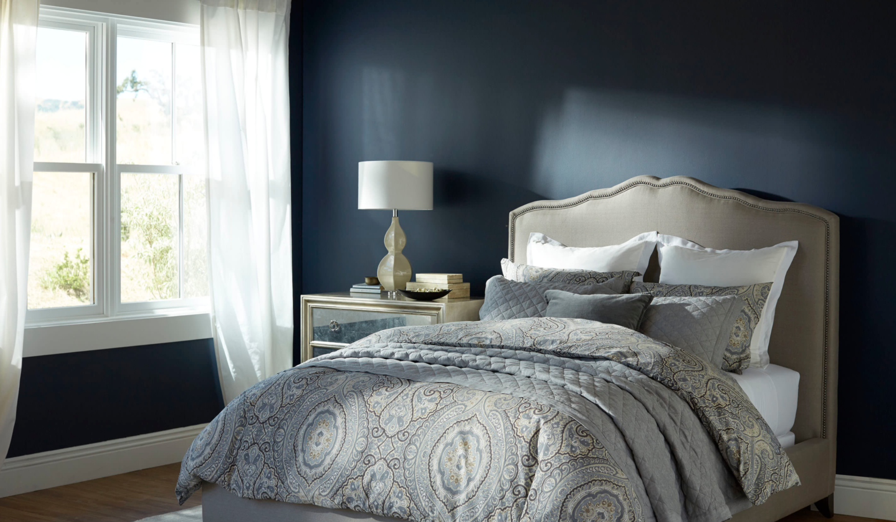 Picking a light blue paint color for our guest bedroom — The Grit and Polish
